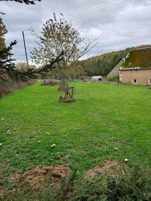 Aire de stationnement dans un camping à la ferme